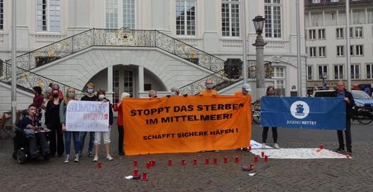 Mahnwache Markt